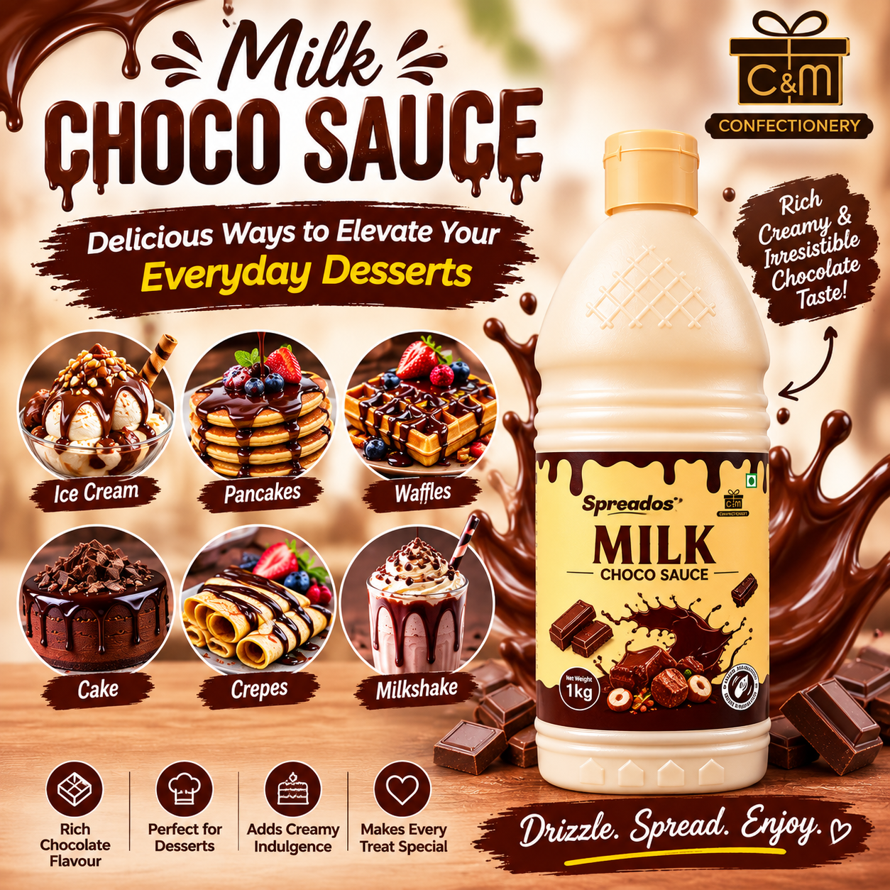 milk choco sauce sales online
