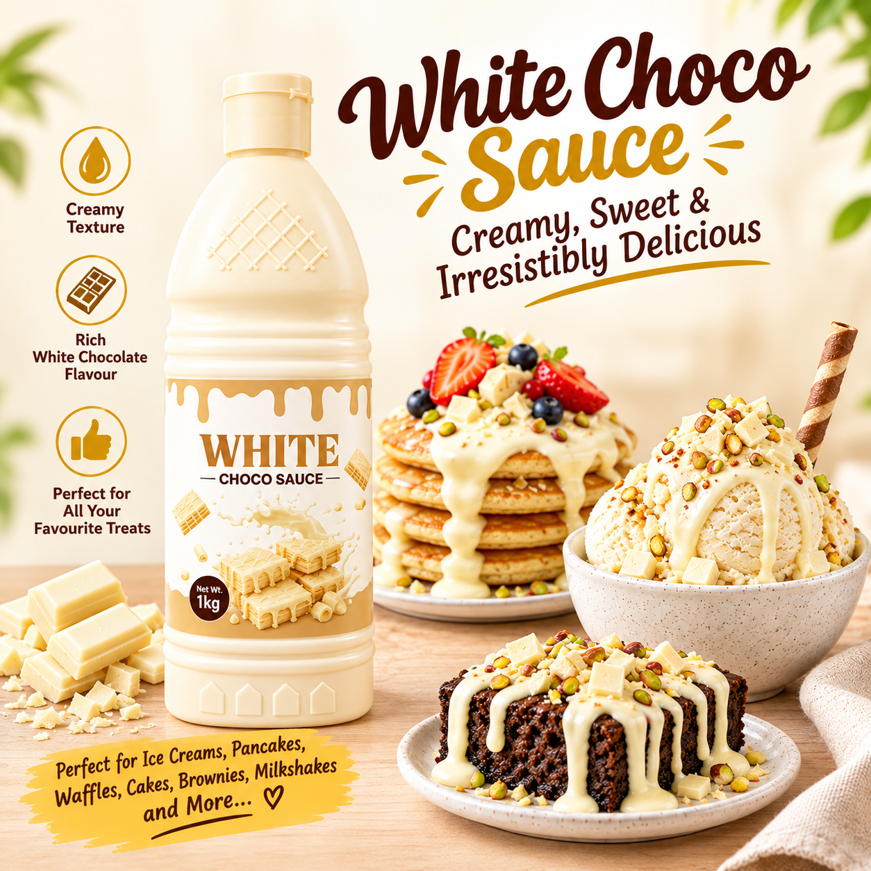 white choco sauce sale online